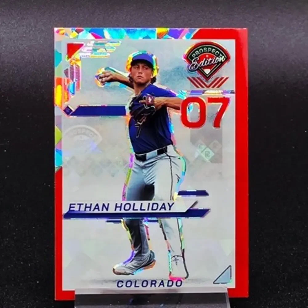 Ethan Holliday Crusade Red Ice National Team Foil Colorado Rockies Top Prospect